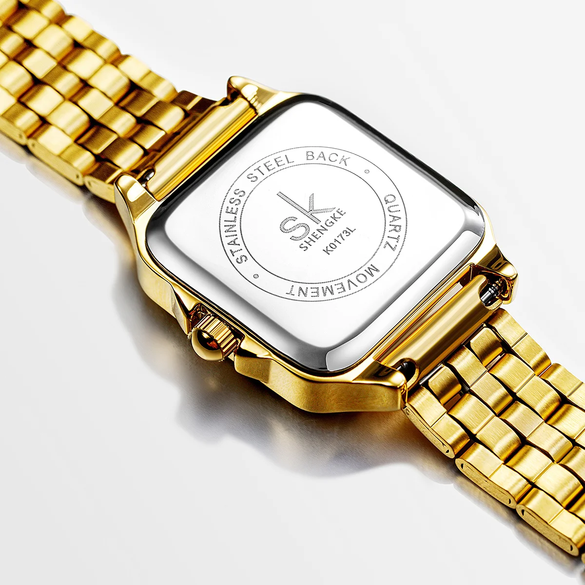 Orologio da polso in oro con diamanti di lusso a mano con cinturino in acciaio inossidabile da donna di nuova moda per donna Relojes Hombre