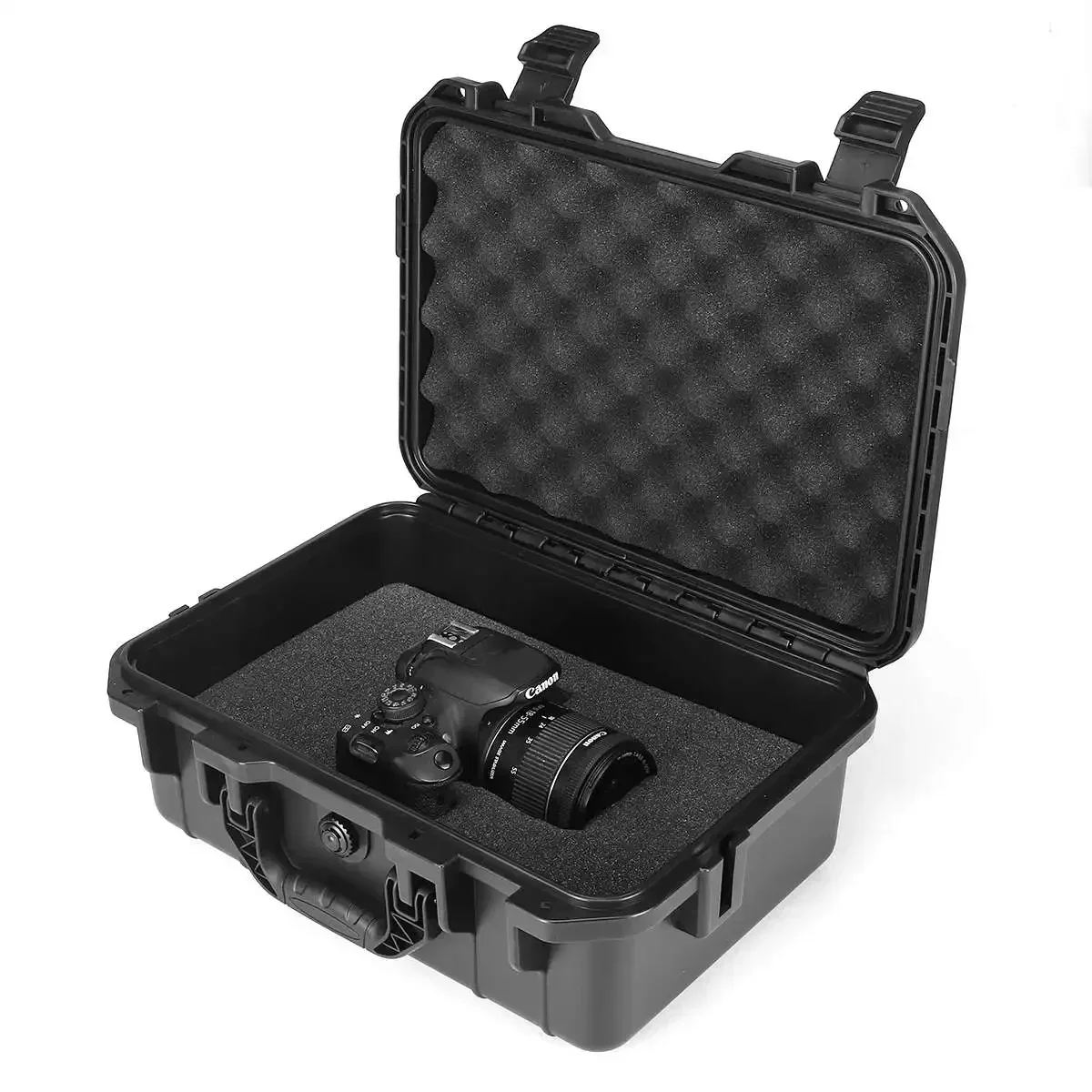 Portable ABS Shockproof Tool Box Plastic Hard Carry Case Safety Equipment Instrument Tool Box Impact Resistant Tool Case Foam