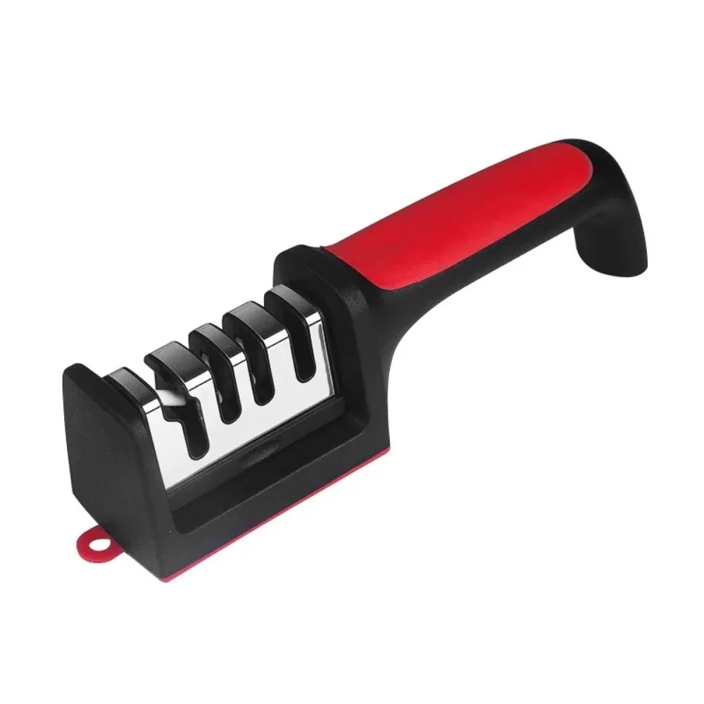 Kitchen Multifunctional Handheld Fast Sharpening Stone Three Stage Cutting Knife Kitchen Supplies 3/4 Segment Knife Sharpener