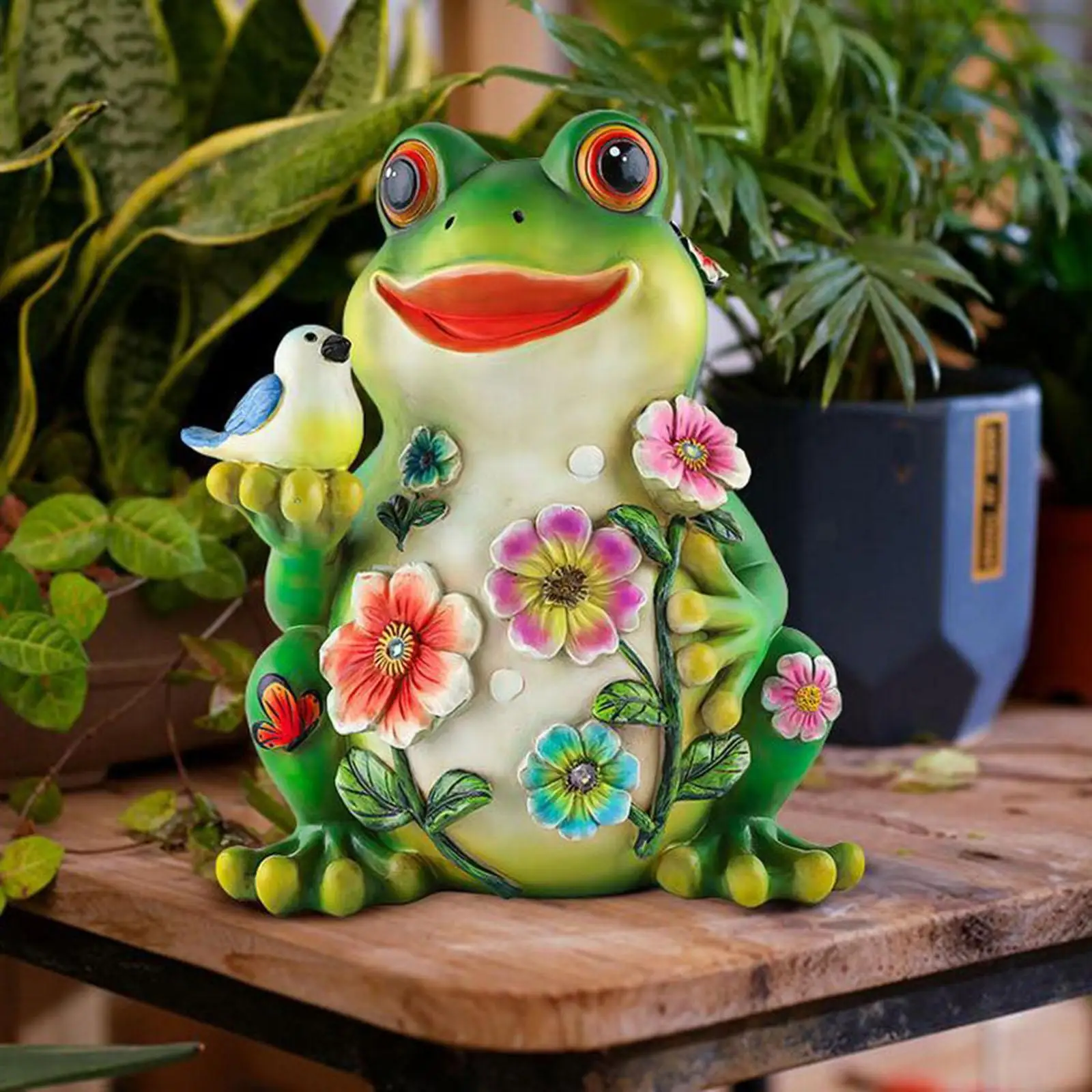 

Frog Figurine Modern Wear Resistant Gardens Statue for Courtyard Garden Lawn