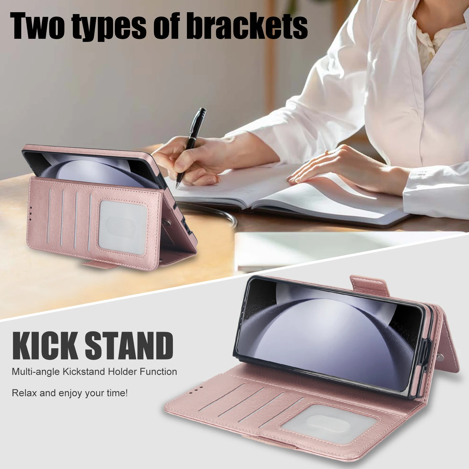 Luxury flip leather cover For Galaxy Z Fold 3 4 5 6 For Samsung Fold Phone Case Multi functional Card holder Wallet Phone Cover