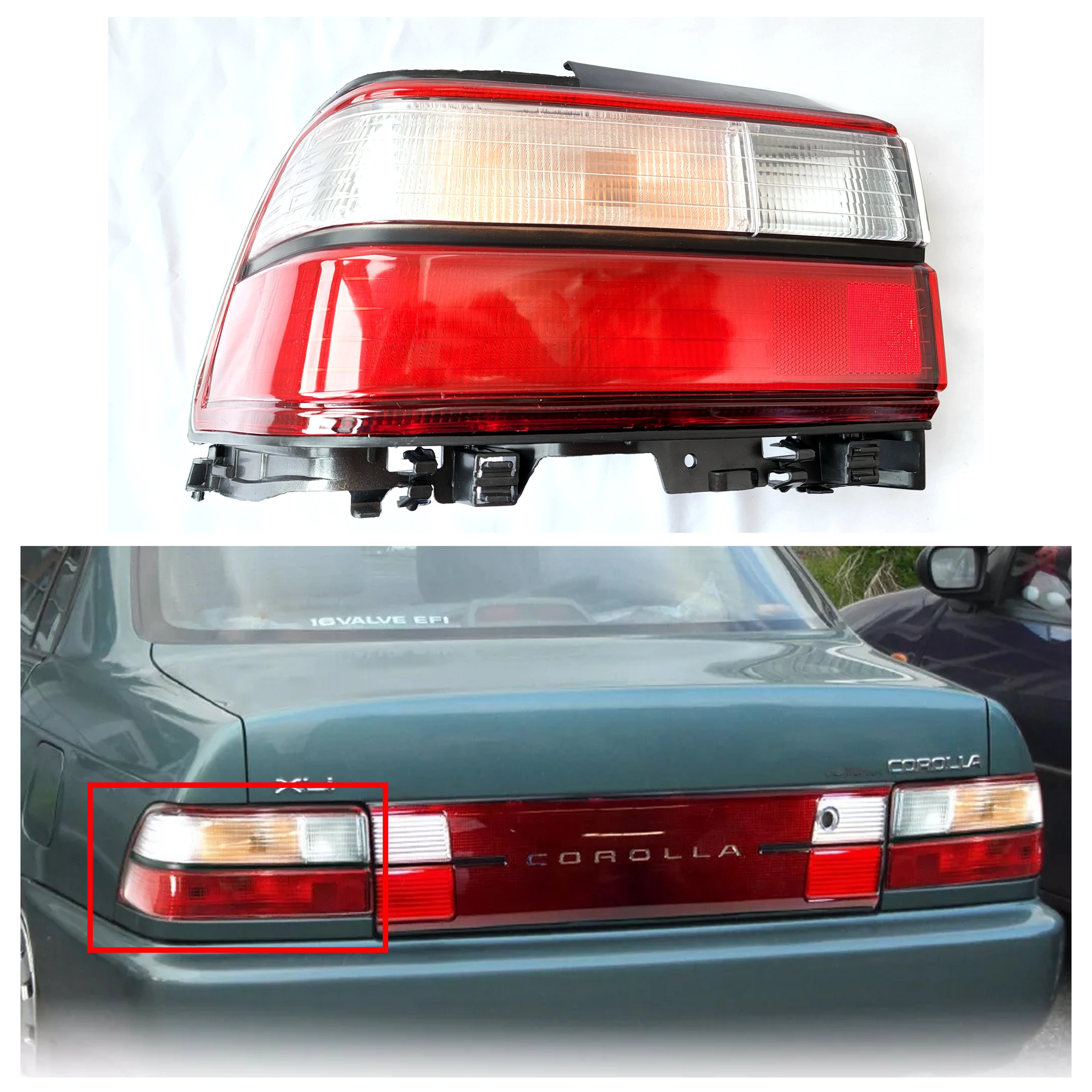 

High-quality rear left brake light suitable for Toyota Corolla AE100 AE101 1992 1993 1994 1995.