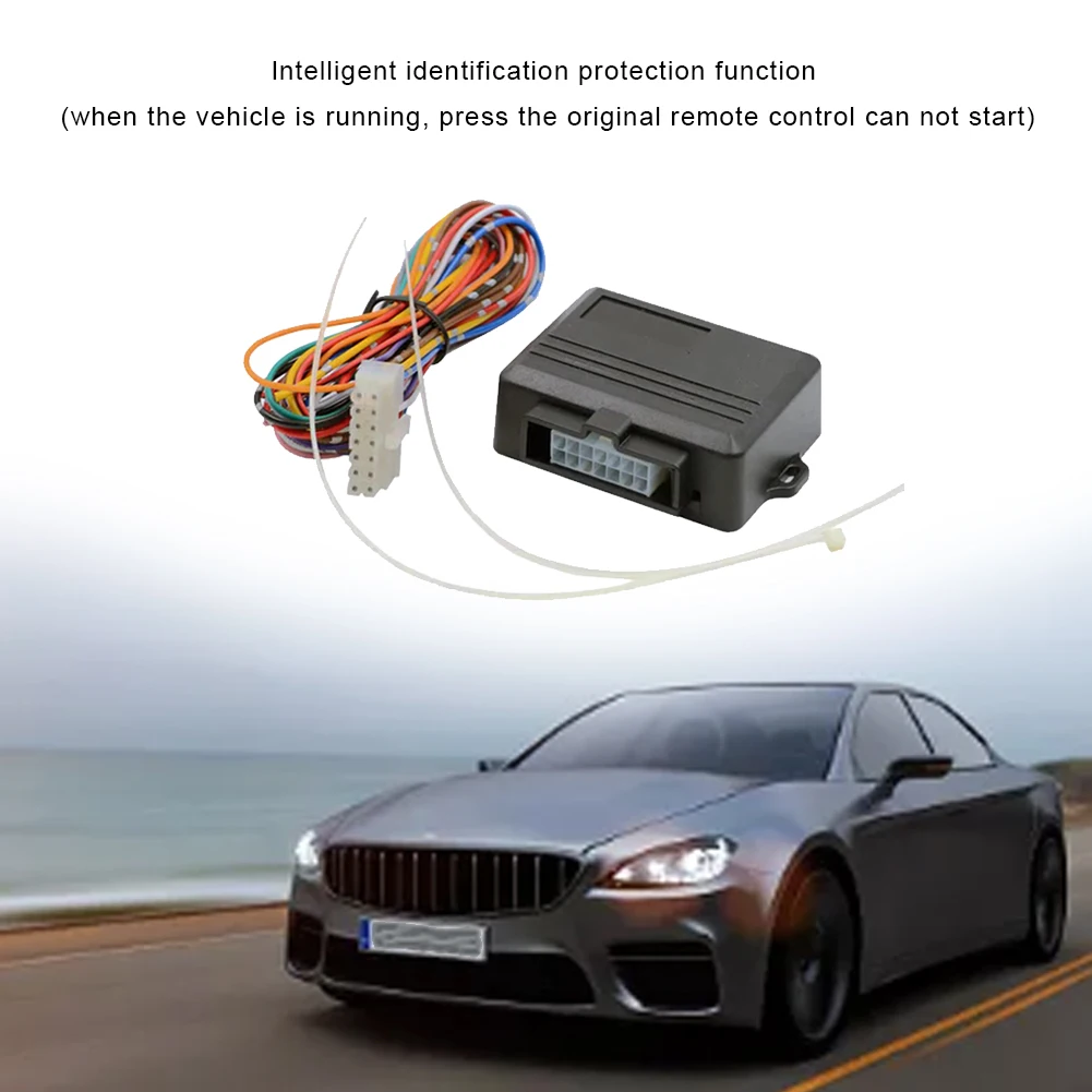 Car Starting Module with Remote Control Anti-theft Remote Start Pre-heating Car Alarm Start Stop Pre-cooling 12V Car Accessories