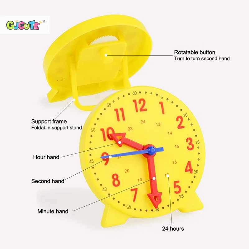 

Детские часы Монтессори, развивающие игрушки, час, минуты, секунды, познавательные игрушки-головоломки, детские обучающие пособия для раннего дошкольного возраста