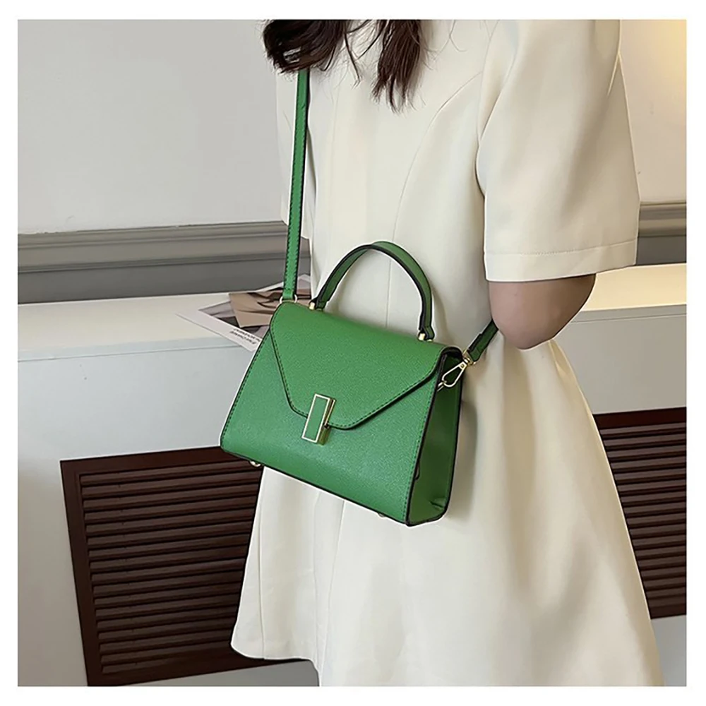 Fashion Women Flap Handbags Crossbody 2023 Trendy Simple Solid Color Single-Shoulder Bags Phone Wallet Square Shoulder Bag