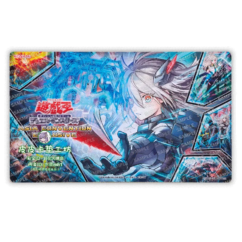 

Yu-Gi-OH! DIY Sky Striker Ace-Raye Reminiscent Gate Anime Game Rubber Card Pad Mouse Pad Keyboard Pad 600*350*2mm