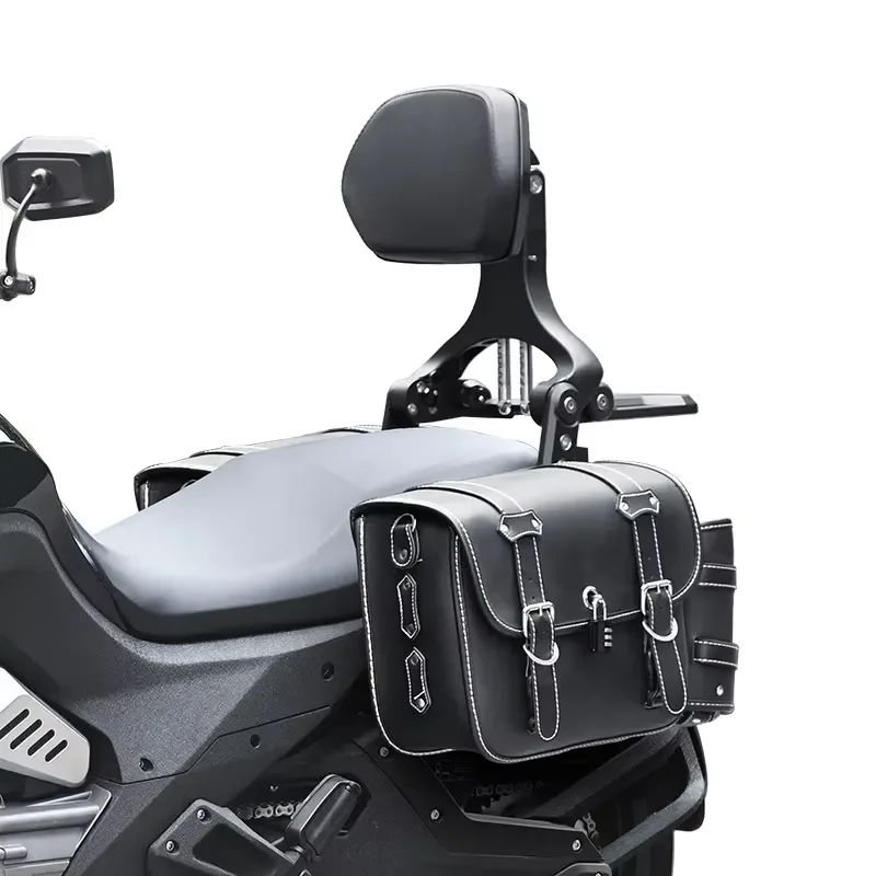 Adjustable Telescopic Lumbar Support Backrest for Benda LFC 700 Pro Comfortable Folding Aluminum Motorcycle Passenger Rest
