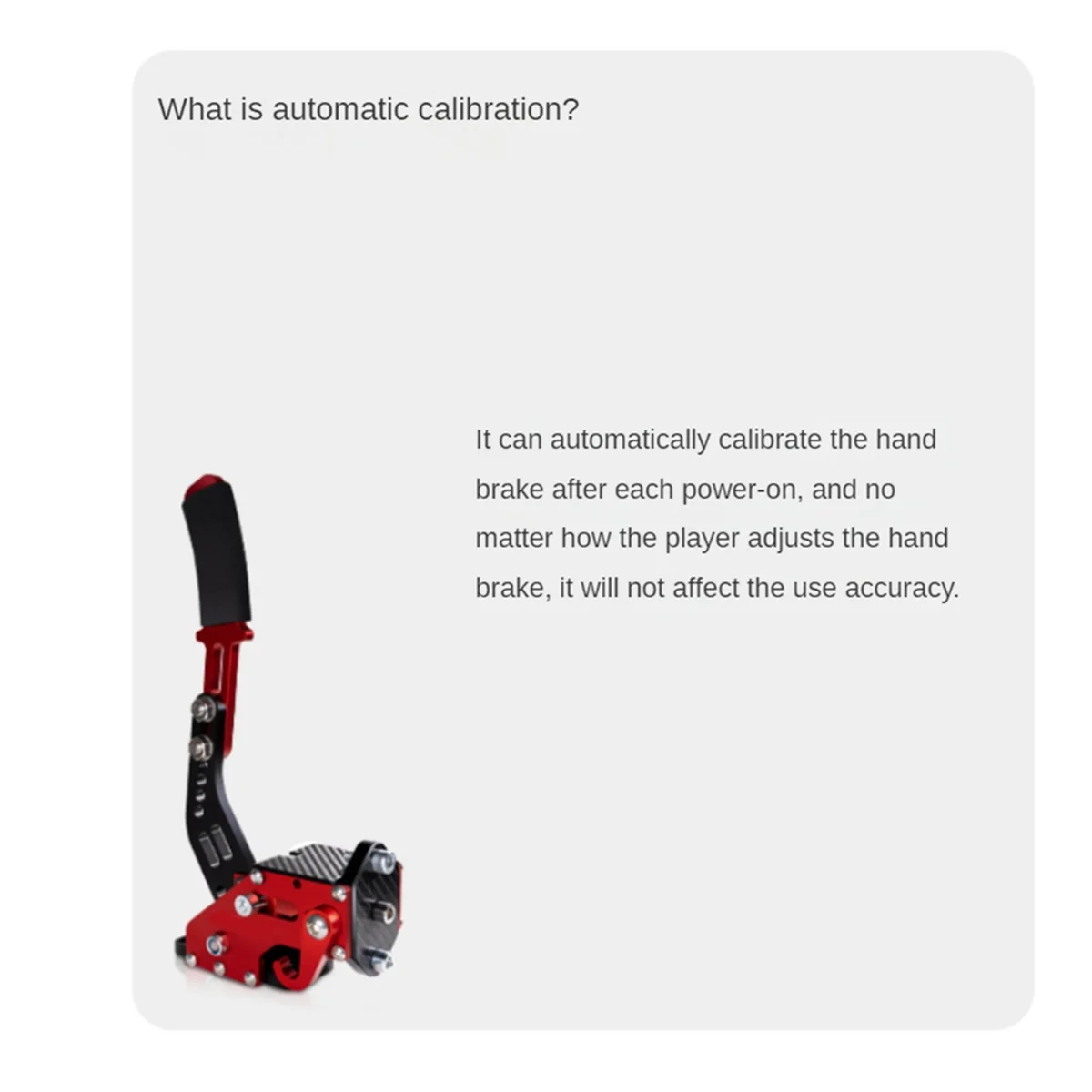 M07K USB Handbrake for Rally for G29/G27/G25 PC Hall Sensor USB SIM Racing for Racing Games T300 T500 HB1009 Black