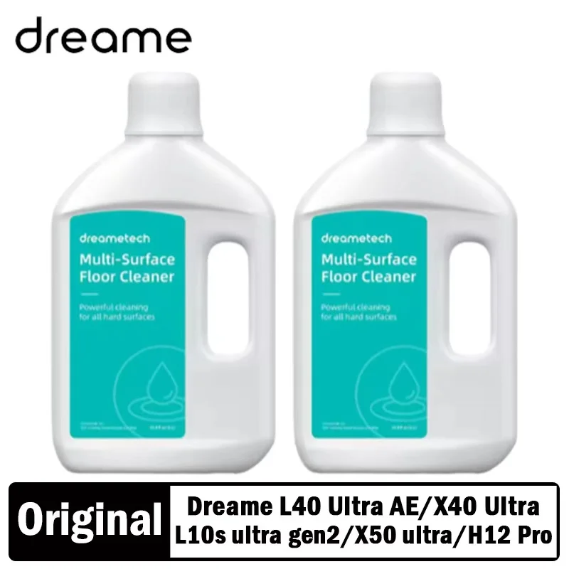 Original Dreame Cleaning Solution 1000ml For X50 Ultra /X30 Ultra/X40 Ultra/L10s Pro Ultra Complete Cleaning Fluid Accessories