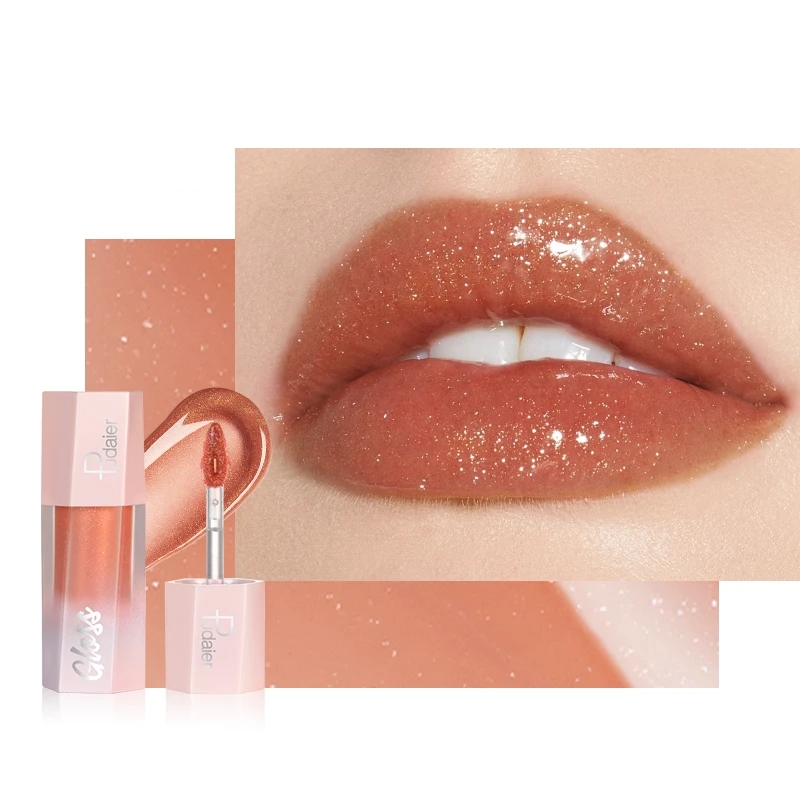 Pudaier Non-stick Cup Lip Gloss Non-fading Lip Lacquer European and American Wholesale Lip Glaze