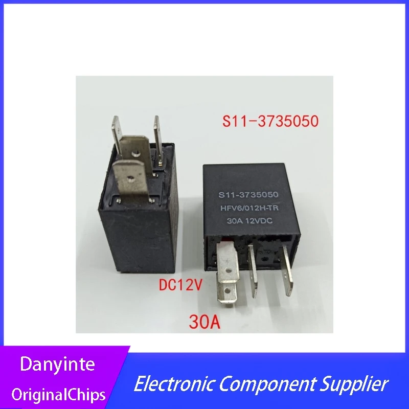 Novo 5 PÇS/LOTE S11-3735050 HFV6/012H-TR DC12V 30A 12V 4PIN
