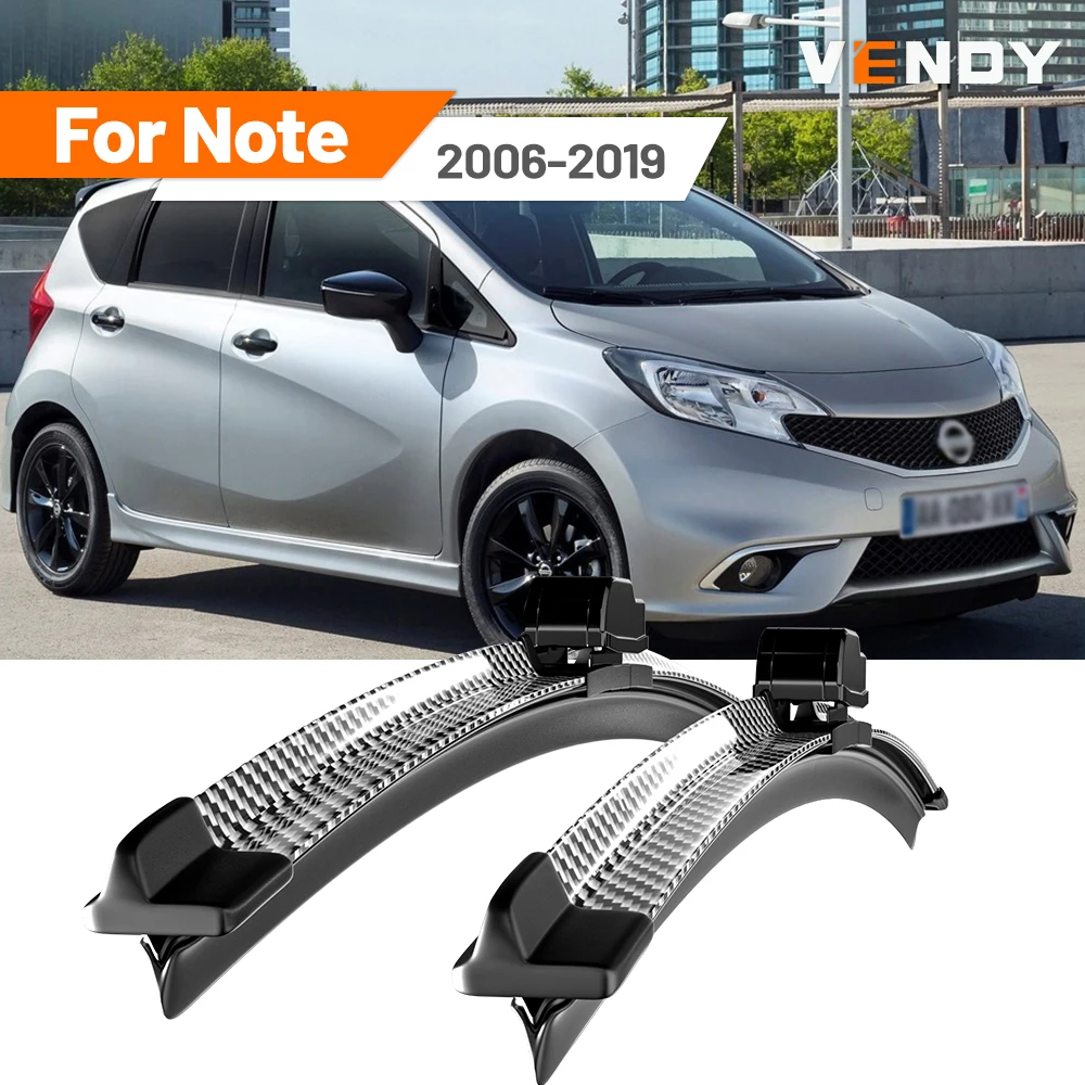 Für Nissan Note E11 E12 2006-2019 2007 2008 2013 2014 2015 2016 2017 2018 2 Stück Frontscheibenwischerblätter Windschutzscheibenwischer