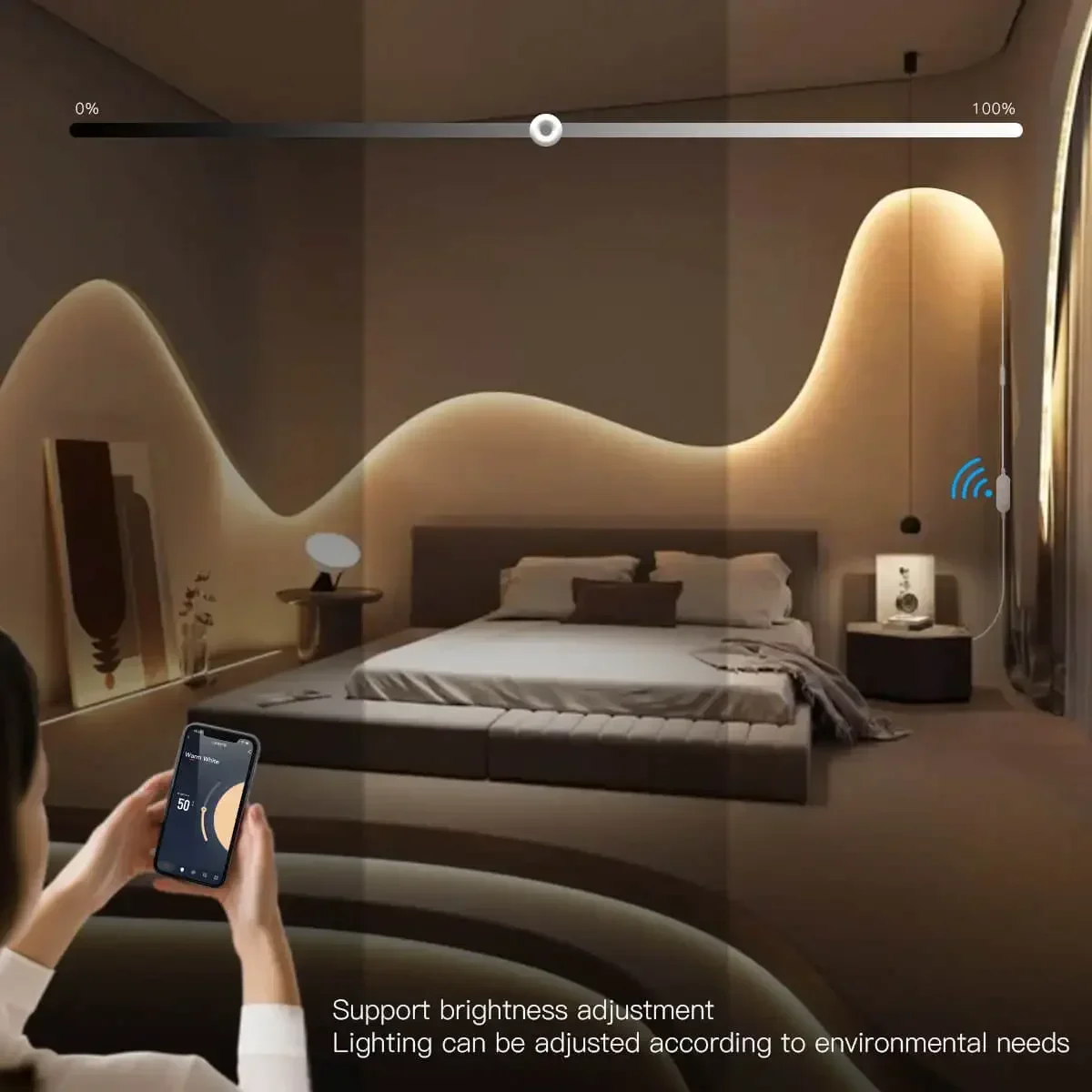 USB 5V TUYA Smart LED Neon Strip Light Flexible Waterproof APP Dimmable Support Alexa Google Home Voice Control Bedroom Kitchen