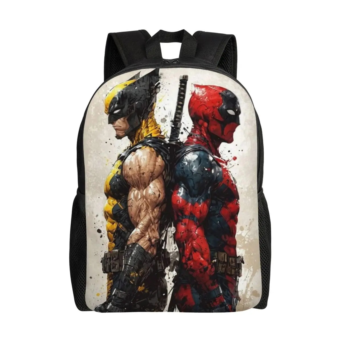 

Custom 3D Printing Wolverine Backpacks Boys Classical Film School College Travel Bags Women Men Bookbag Fits 15 Inch Laptop