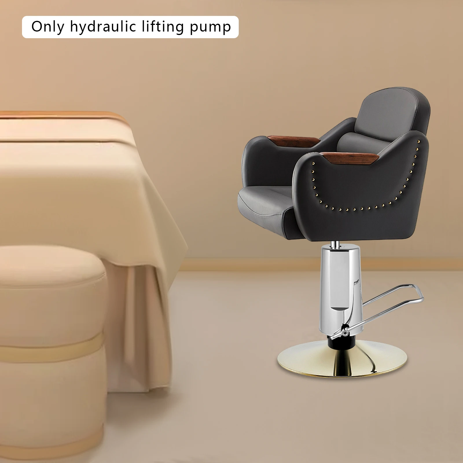 

Modern Chair Hydraulic Pump, for Salon Bar Chairs, Height Adjustment, Ergonomic Design, Easy To Install & Clean, Reliable