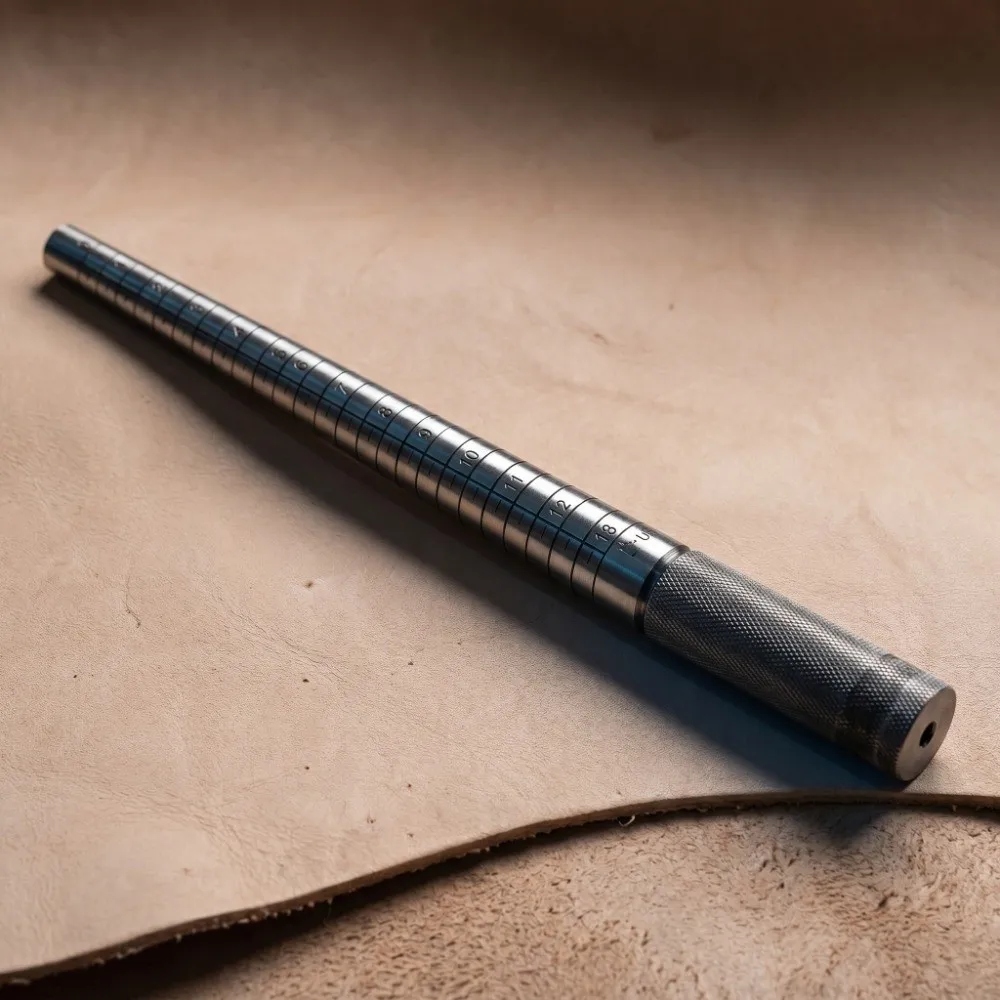 Steel US Standard Ring Mandrel Sliver Length 30cm Steel Ring Shaping Tool Alloy Ring Reshaping Stick