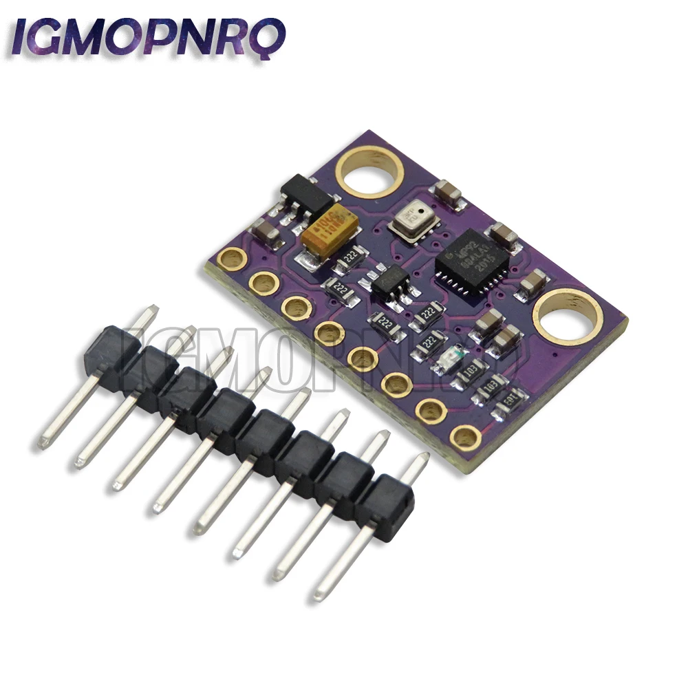 MPU-9250 3-5V MPU9250 GY-91 SPI IIC/I2C 10 dyl kompas z przyspieszeniem 9-czujnik osi moduł tablicy BMP280 dla Arduino