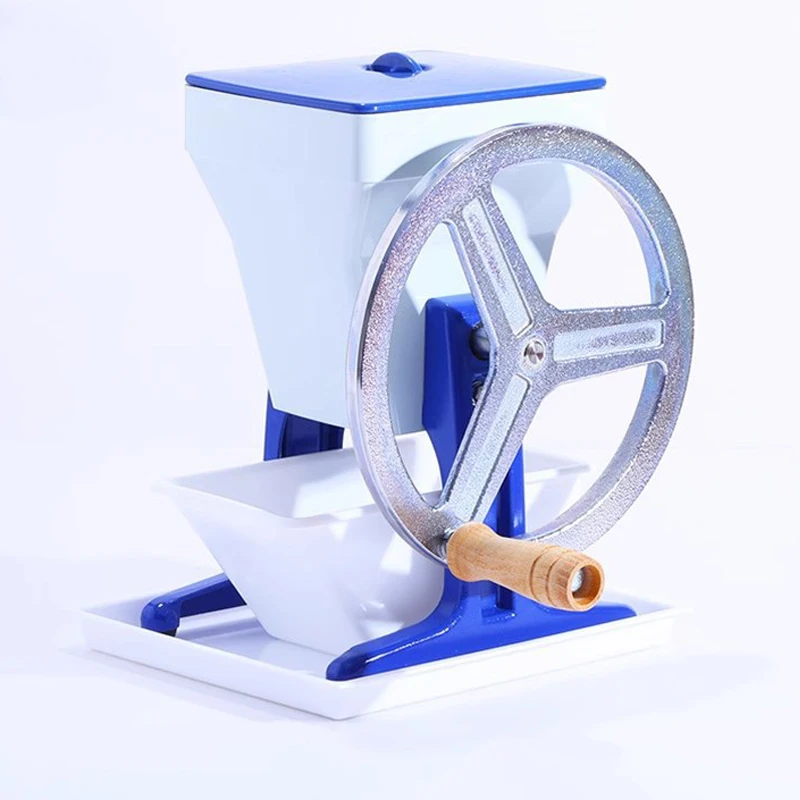 Manual Ice Crusher 2KG Crushing Capacity Cocktail Crushed Ice Maker Spiked Blades Solid Wood Handle A Must-Have for Bars and Bub