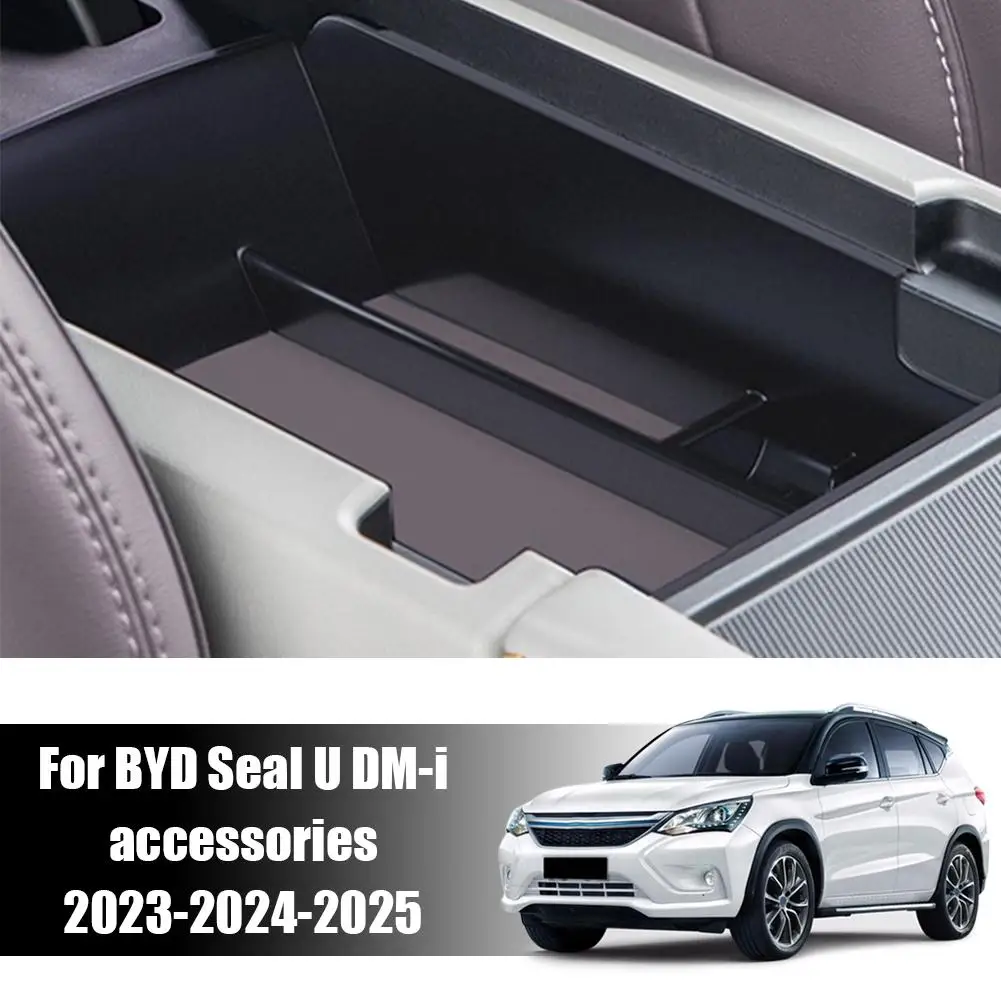 

Central Console Armrest Storage Box For Byd Seal U Dm-i Accessories 2023-2024-2025 Front Console Organizer Car Accessories D9f9