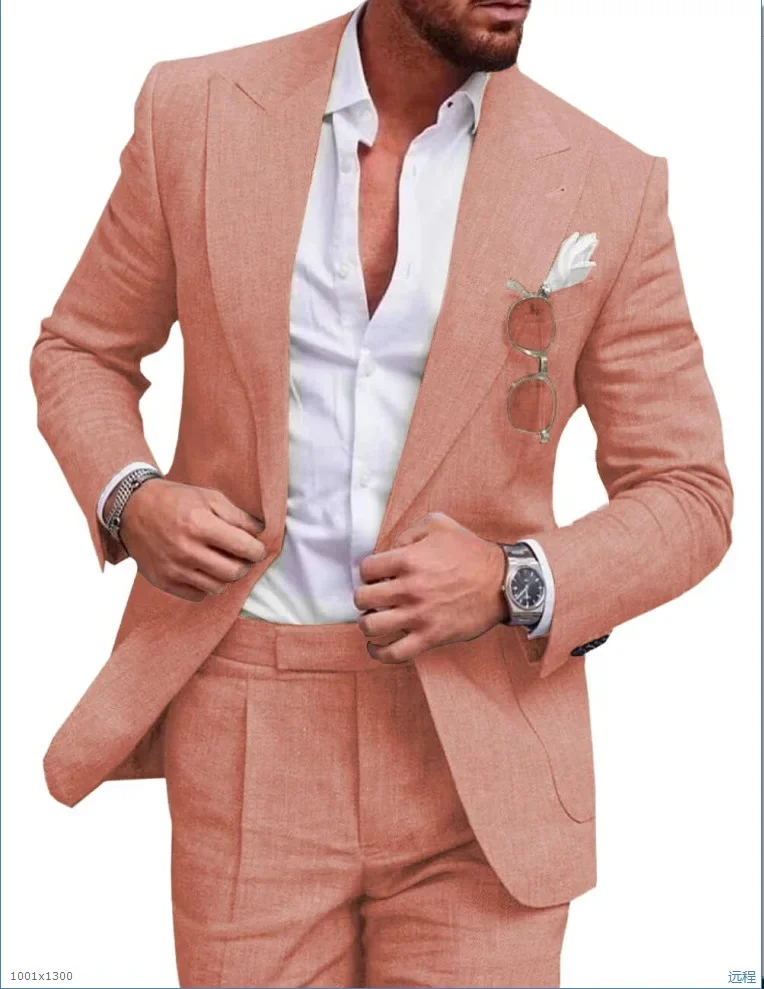 

3014 Two piece tailored suit for men