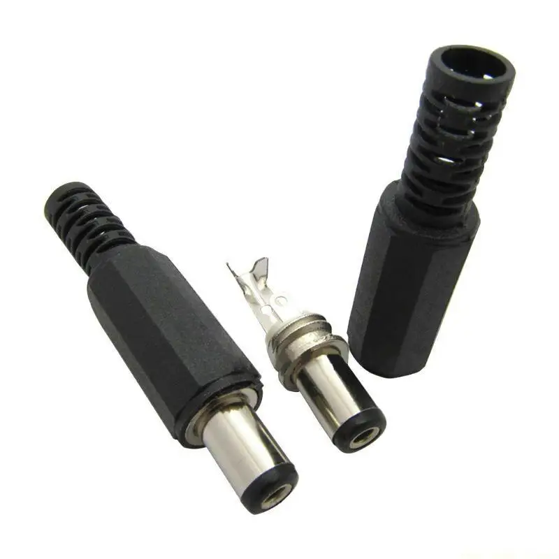 F62C 15 Pieces/set 12V 3A for DC Power Connector 5.5x2.1mm for DC Male Plug Power
