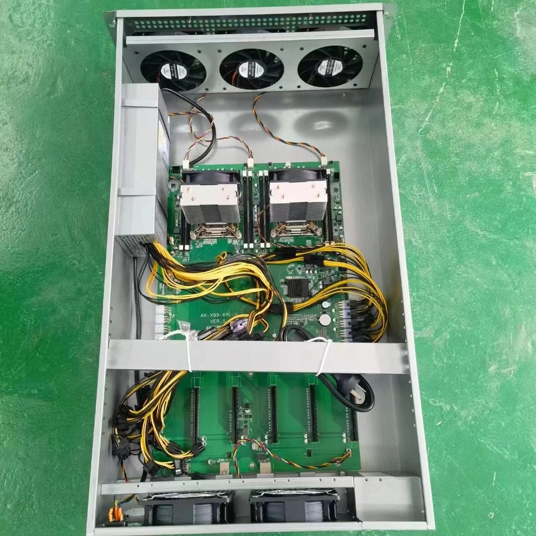 High Quality ALEO Server case X98 X99 E5 IDC Data Center for Aleo Home CPU 2696 2698 2699 V4 GPU RTX 3060 3070 3080