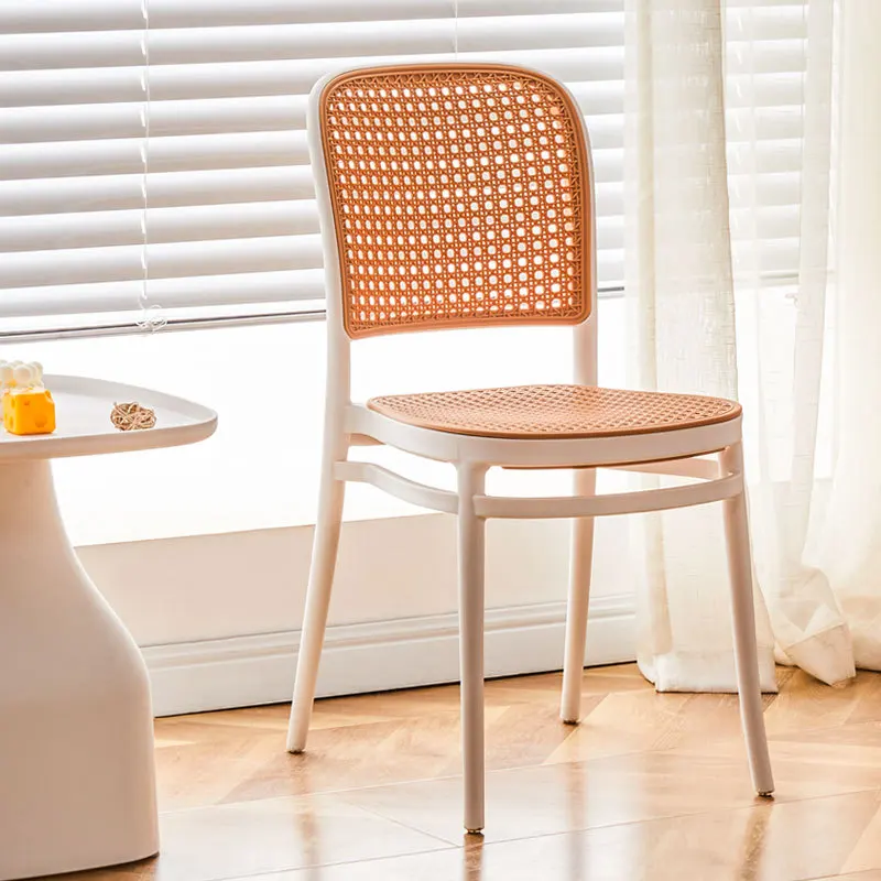 

Chair Restaurant Solid Cafe Cushioned Fabric Adjustable Kitchen Breathable Mesh Portable Folding Leg Wood Chair Stackable Dining