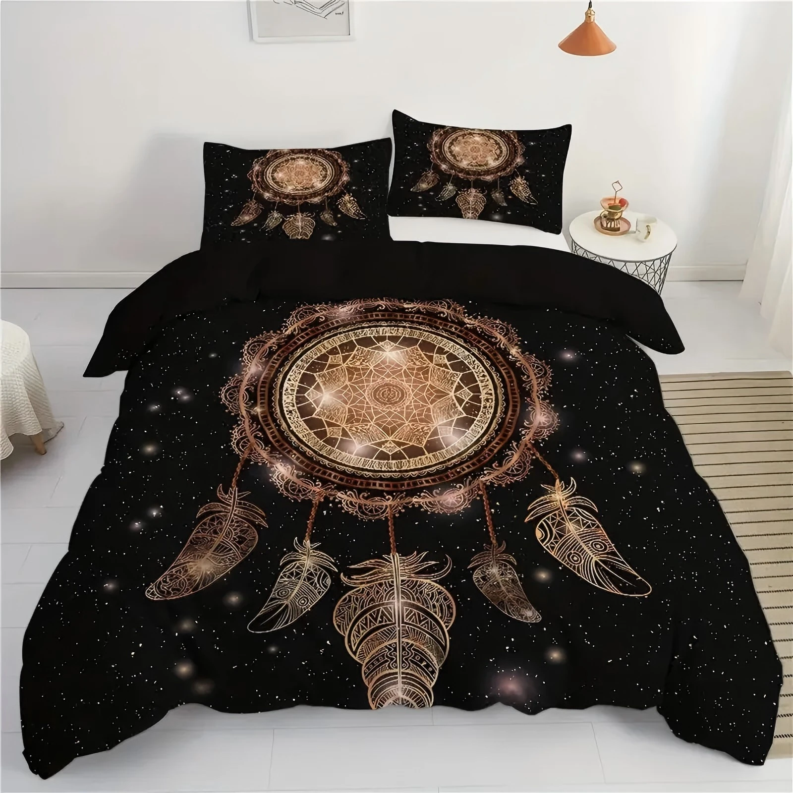 

Dream catcher 3d Printed Quilt Cover Set Bohemian Galaxy Star Luxury Bedding Set Polyester Home Soft Comfortable Duvet Cover set