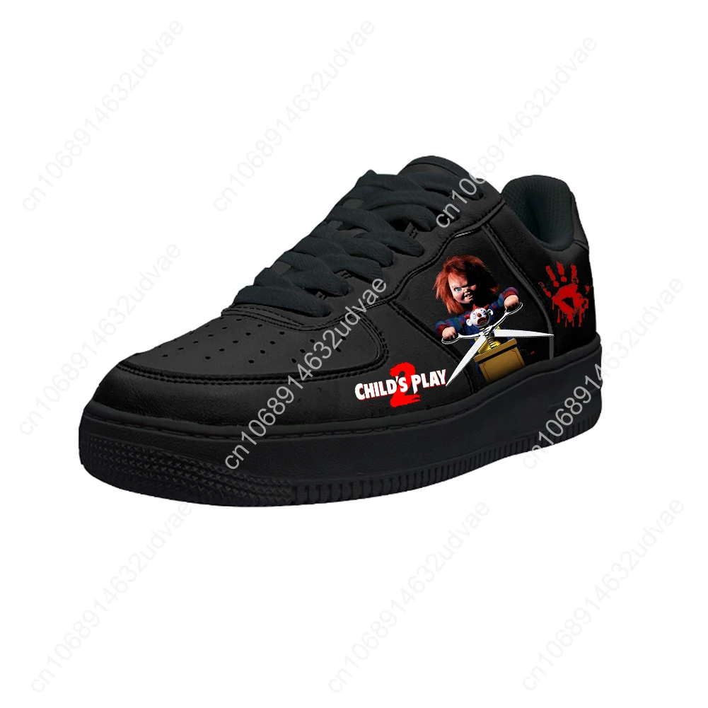 

Childs Play Shoes AF Basketball Chucky Hot Movies Mens Womens Running Sports Flats Force Sneakers Custom Made Shoes DIY