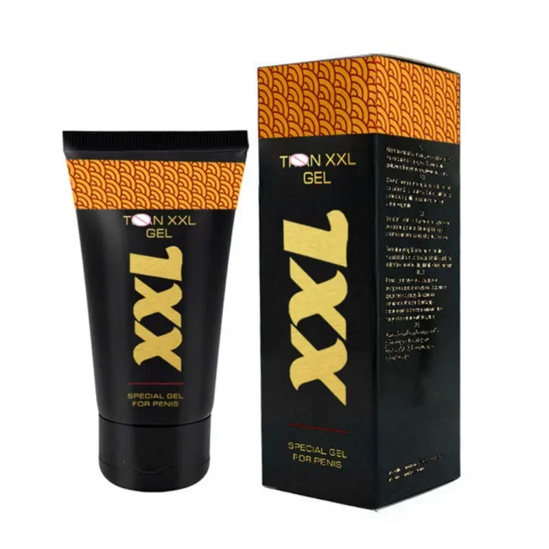 New Xxl Gel Gold Penis Enlargement Big Cock Increase Growing Gel Help Male Potency Penis Growth Delay