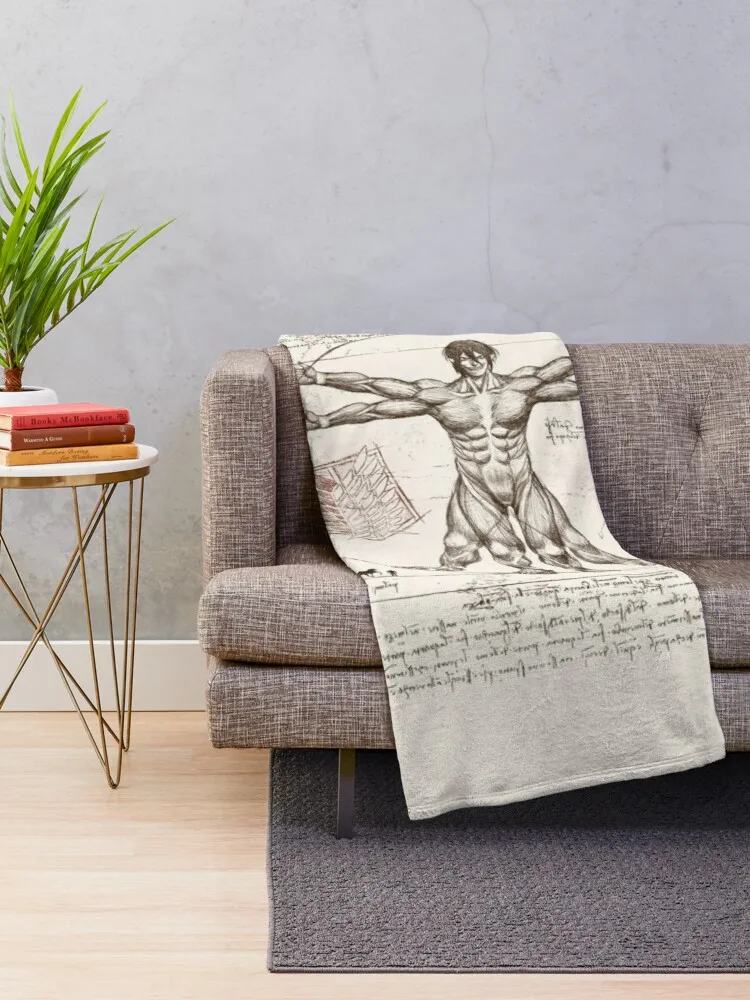 Vitruvian Eren Throw Blanket Decorative Bed Blankets Throw Rug Baby Blanket