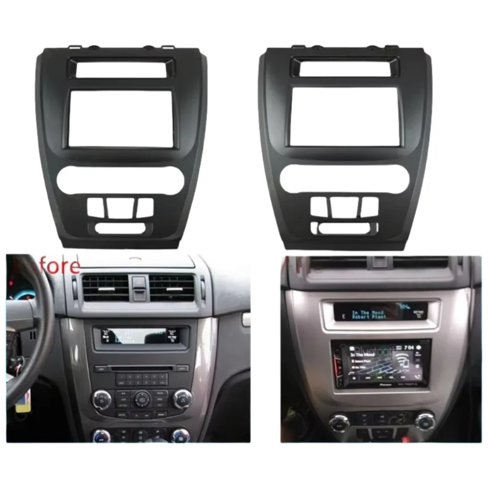 7 Inch 2Din Car Fascia Radio Panel for FORD Fusion 2009-2012 Audio Frame Dash Fitting Kit Install Facia Face Plate