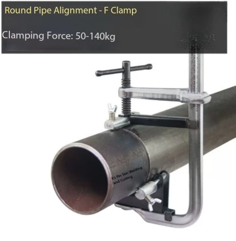 Multifunctional Round Tube Alignment F Clamp Woodworking Clamp Pipe Clamp Quick Positioning and Retaining