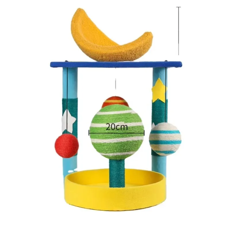 

Wholesale Pet Supplies Furniture Cat Climbing Tree With Sisal Cat Trees House Scractcher Tower for Kitten Playing Cat Toy