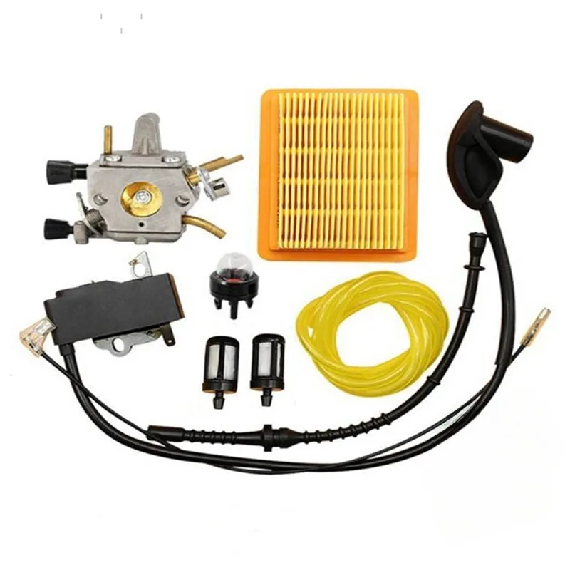 Vergaser-Zündspulen-Luftfilter-Set für Stihl FS120 FS200 FS250