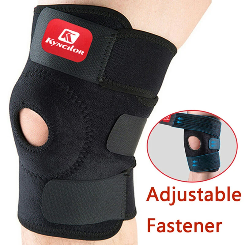 

Knee Brace Open Patella Support Adjustable Elastic Sports Kneecap Protector