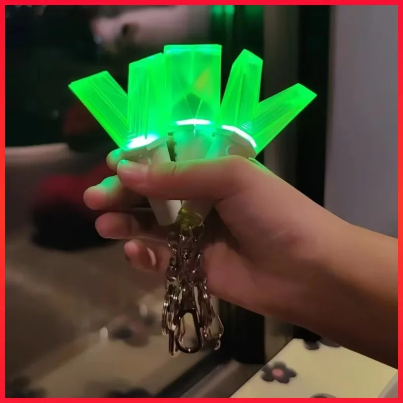 WayV Light Stick Korea Kpop Lightstick lampa brelok pręt świetlny z elektronicznym wisiorkiem świetlnym urządzenia peryferyjne w tym samym stylu