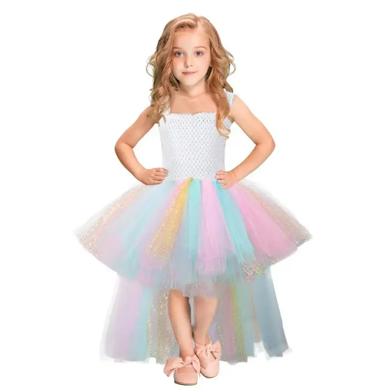 Halloween Girls Dresses Tutu Dress Children's Day Costumes Christmas Birthday Parties Wedding Flower Girl 2-10t