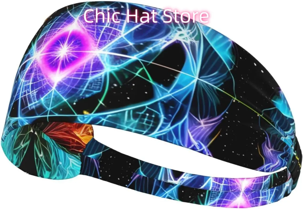 

Eight Dimensional Space Elastic Exercise Headband, Fitness Exercise Yoga Cycling Headband, Outdoor Sports Elastic Sweat-Absorbin