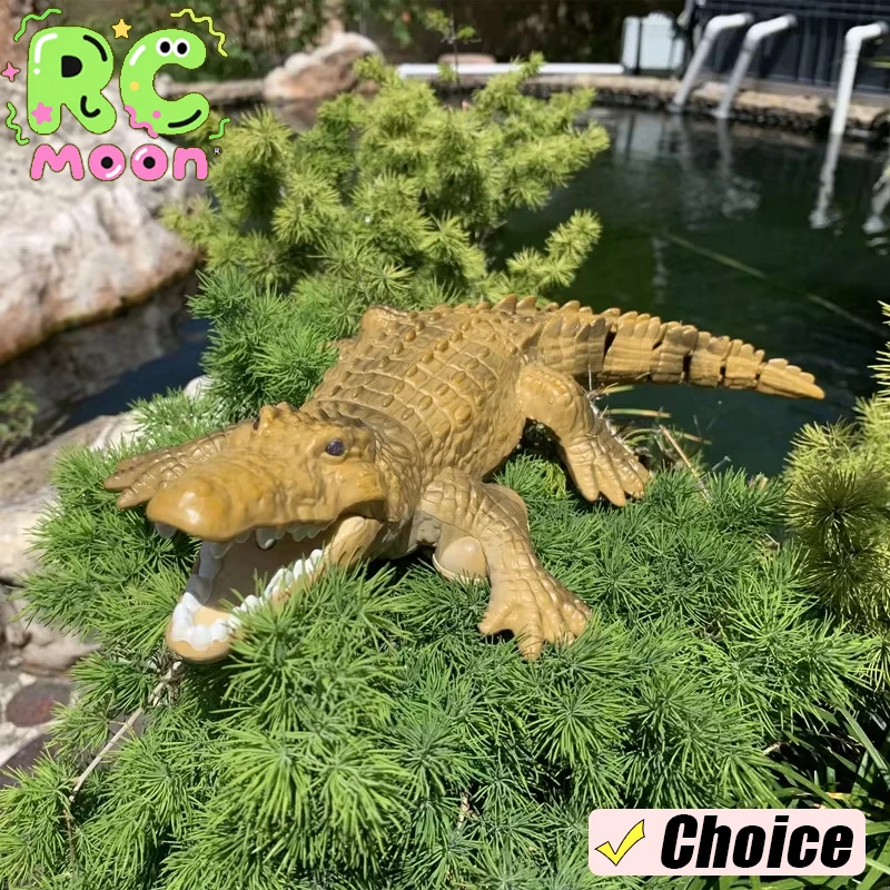 

Remote Control Boat Crocodile Simulation Electric 2.4G Shark Hot Days Children's Outdoor Games Toys For Boy Christmas Gifts