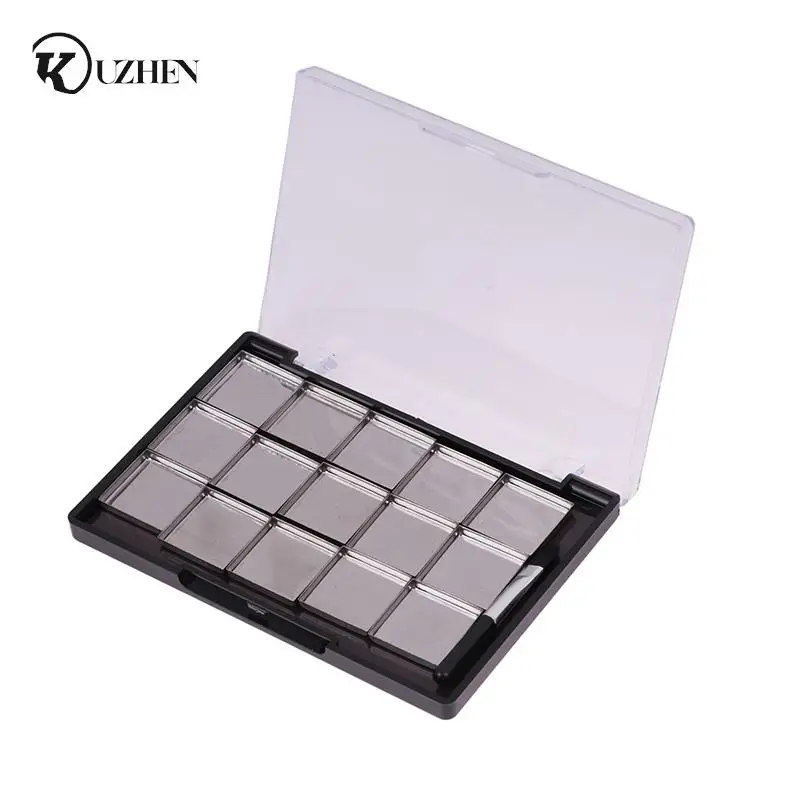 Empty Magnetic Cosmetics Palette 15 Grids 20mm Iron Plate And Brush Eyeshadow Blusher Lipstick DIY Makeup Box