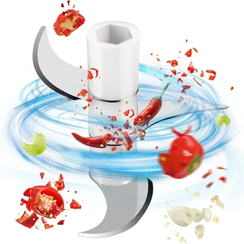 100ml&250ml Meat Grinder 304 Stainless Steel Mini Food Processor USB Rechargeable Garlic Chopper for Minced Meat Salad Utensils