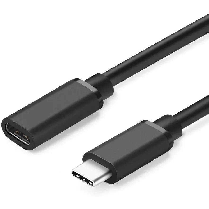 Type-C Extension Cable 50cm 10Gbps Gen 2 USB Type C 3.1 Male to Female Fast Charging & Audio Data Transfer Cable for MacBook Pro