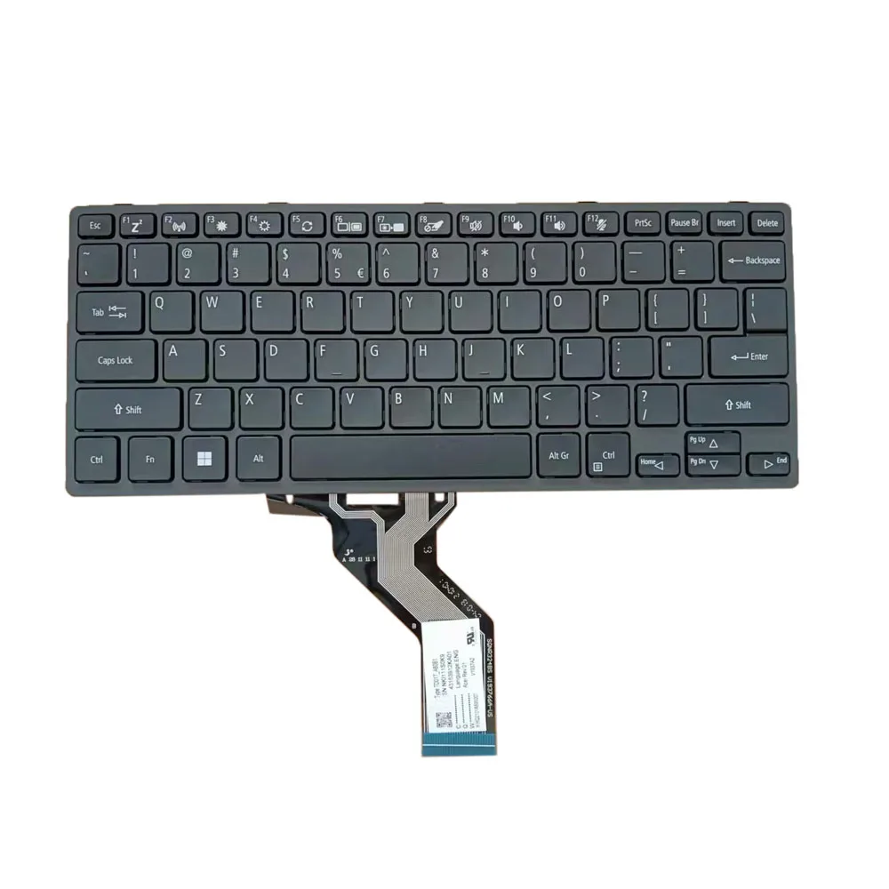 Teclado Retroiluminado para Laptop para Acer Travelmate b3 Tmb31131 B311-31 Nk.i111s.09c N20h1 Tmb311r-31 Tmb311rn-31 Tmb311r-32 Inglês