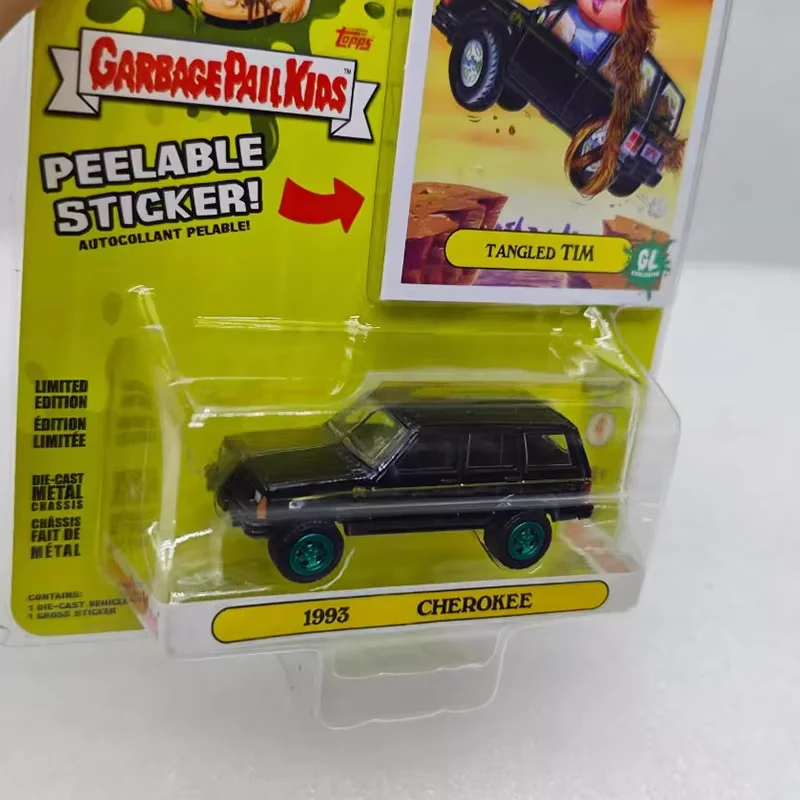 

Greenlight 1:64 Series 4 1993, Cherokee Green Machine, имитация модели автомобиля из сплава, классическая коллекция, игрушка-дисплей