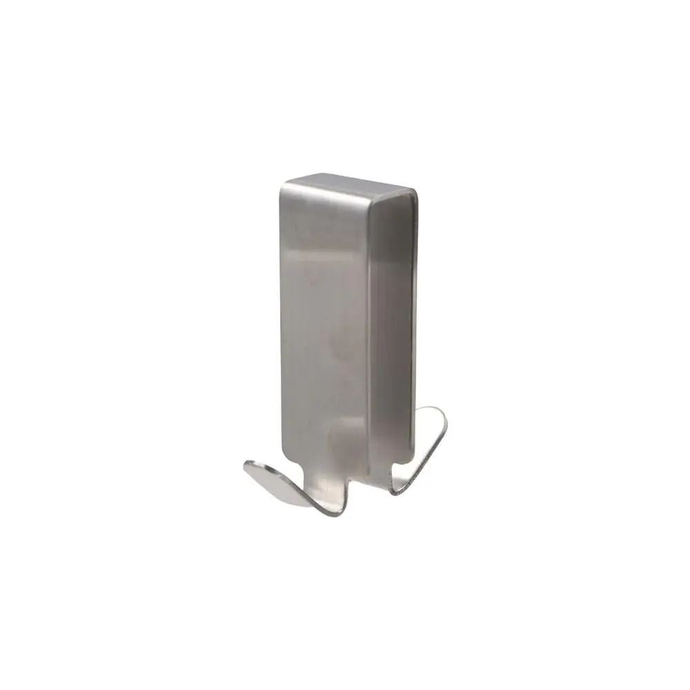 

Silver Stainless Steel Double Side Hooks Drilling Free Hanging Towel Hooks Punch Free Waterproof Shower Door Hook