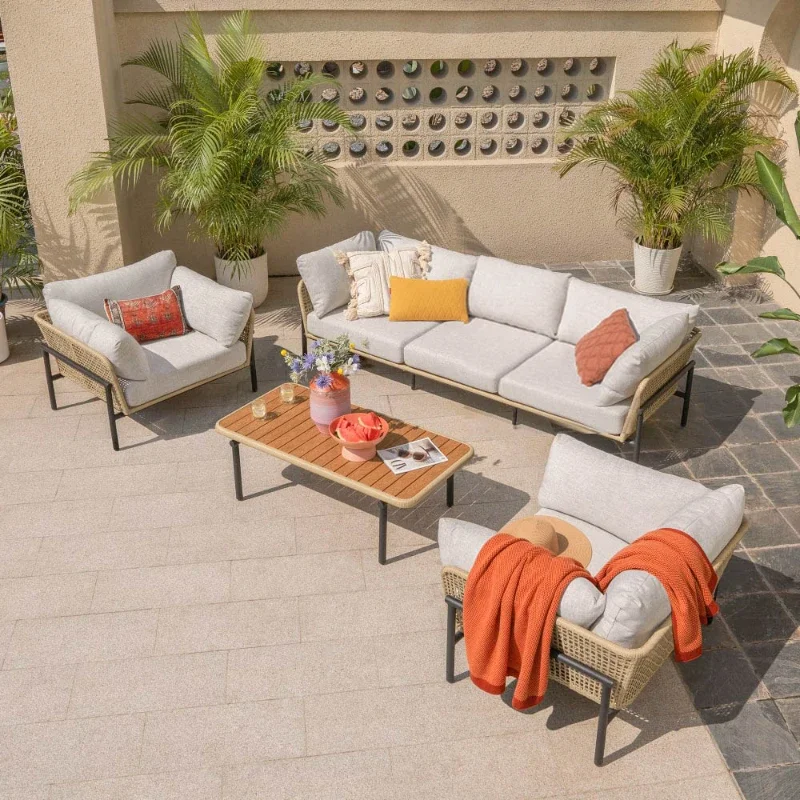 Single Person Sofa Chair Modern Nordic Individual Loveseat Sofa Floor Sectional Meble Ogrodowe Zestaw Outdoor Furniture