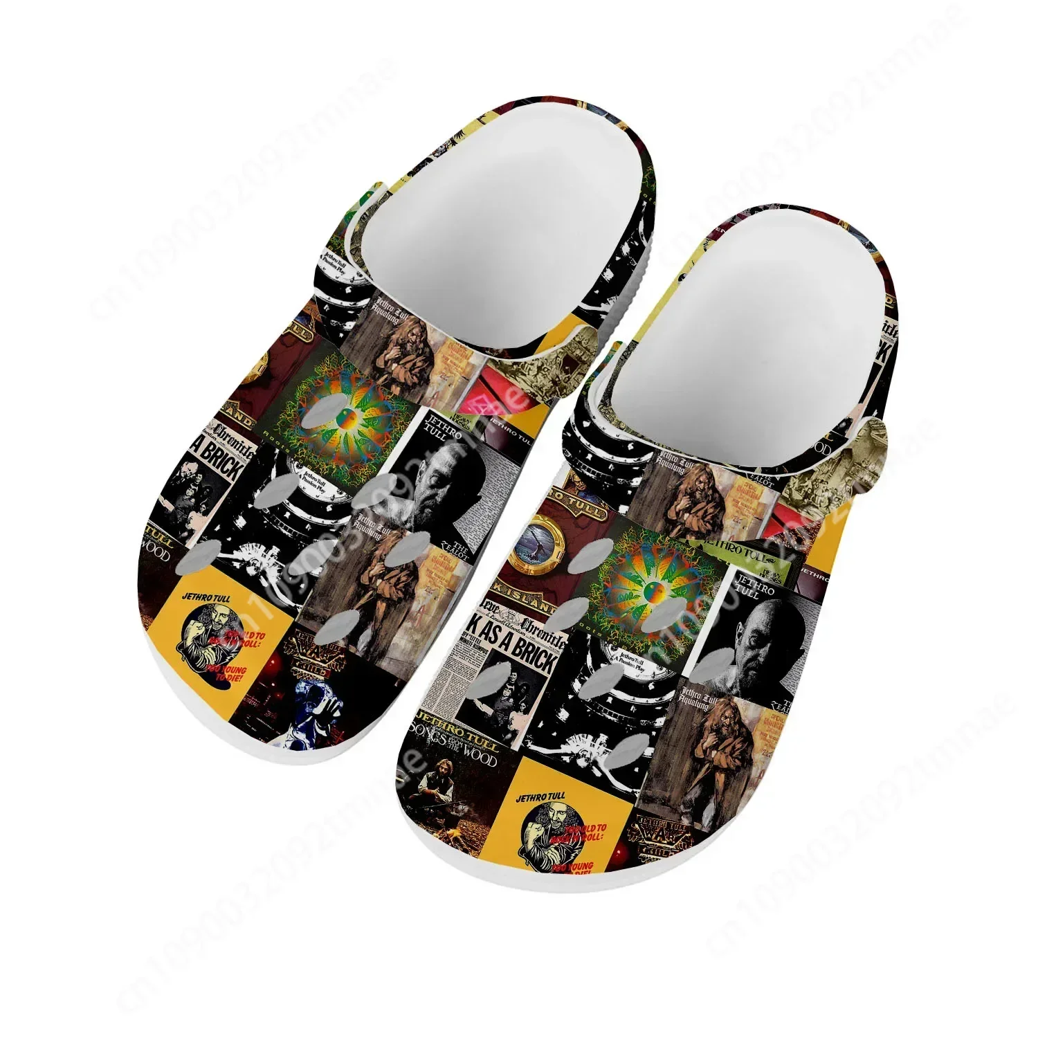 Jethro Tull Folk Rock Band Home Clogs Custom Water Shoes Mens Womens Teenager Shoe Garden Clog Breathable Beach Hole Slippers