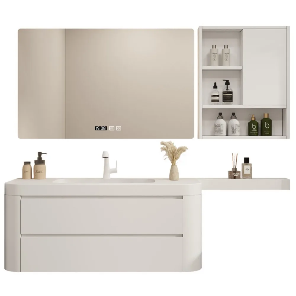 DuPont Corinne integrated basin, washbasin, bathroom cabinet, combination bathroom toilet, seamless overall extension washbasin