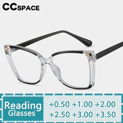 Imagen 2 del producto R57466 gafas de protección contra luz azul cuadradas de moda tendencia bisagra de resorte monturas de gafas graduadas gafas de lectura ópticas para mujer